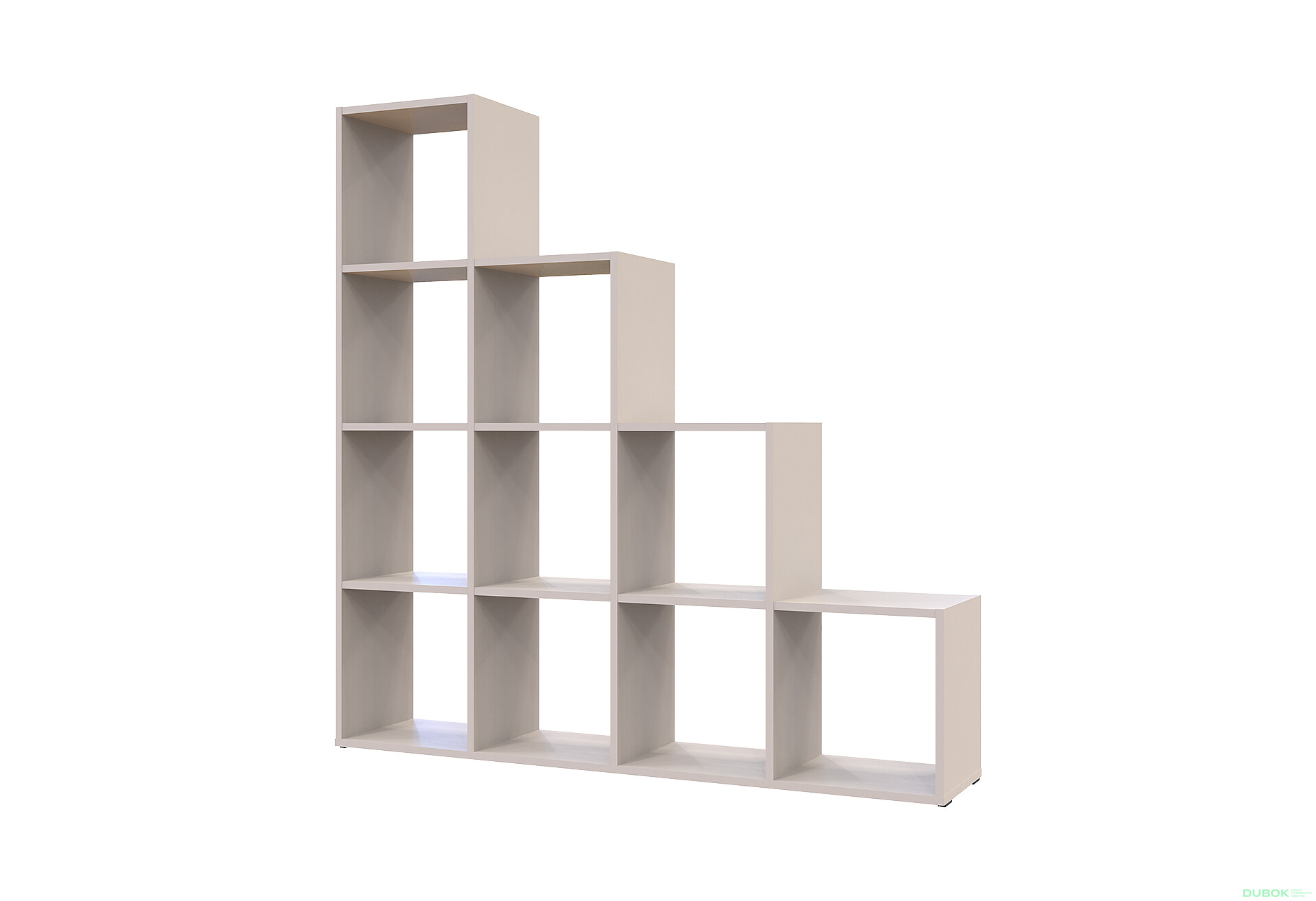 Fotografie 1 - Regál otevřený Step 4х4 136.2х28.8х140.7 kašmír