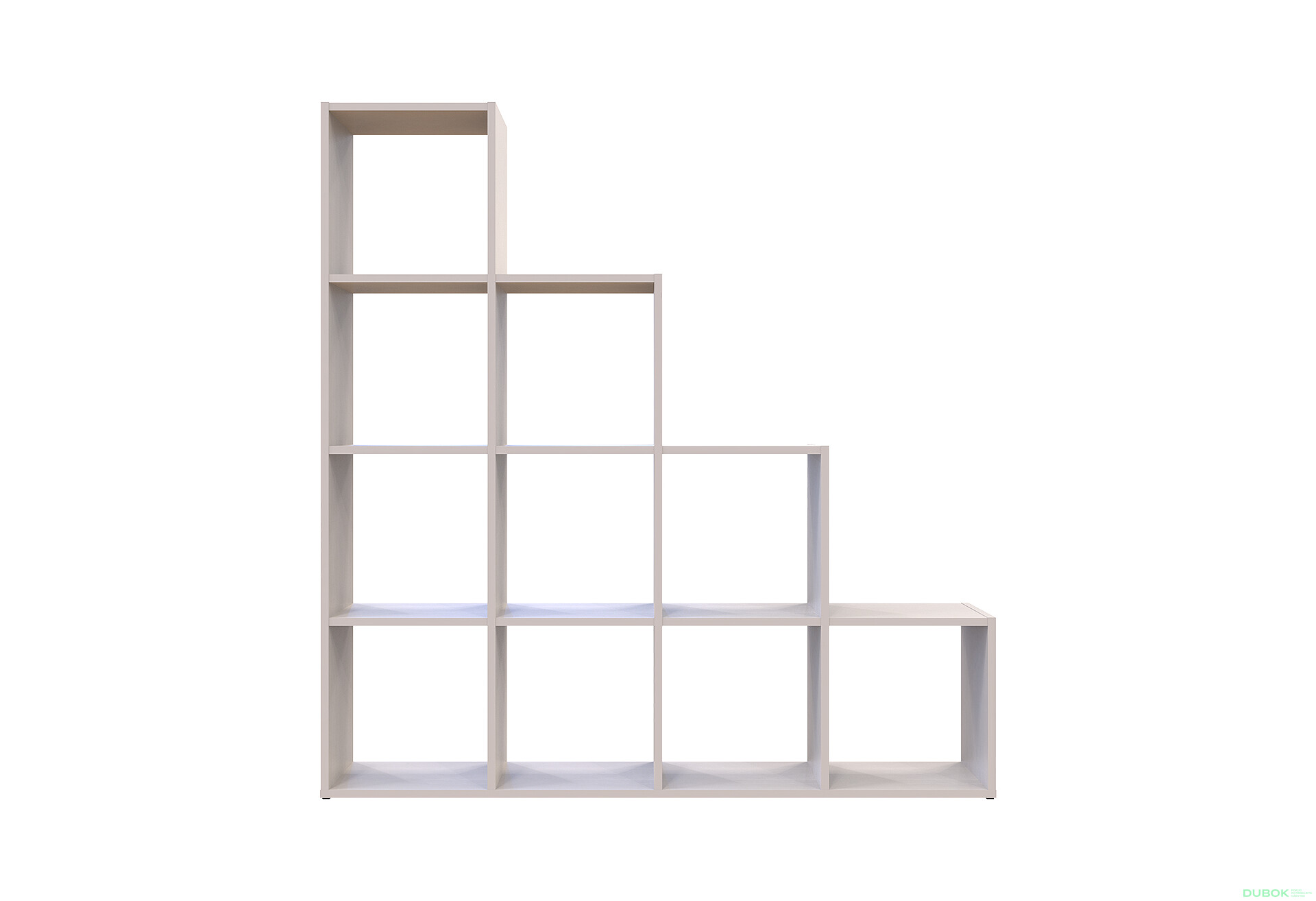 Fotografie 2 - Regál otevřený Step 4х4 136.2х28.8х140.7 kašmír