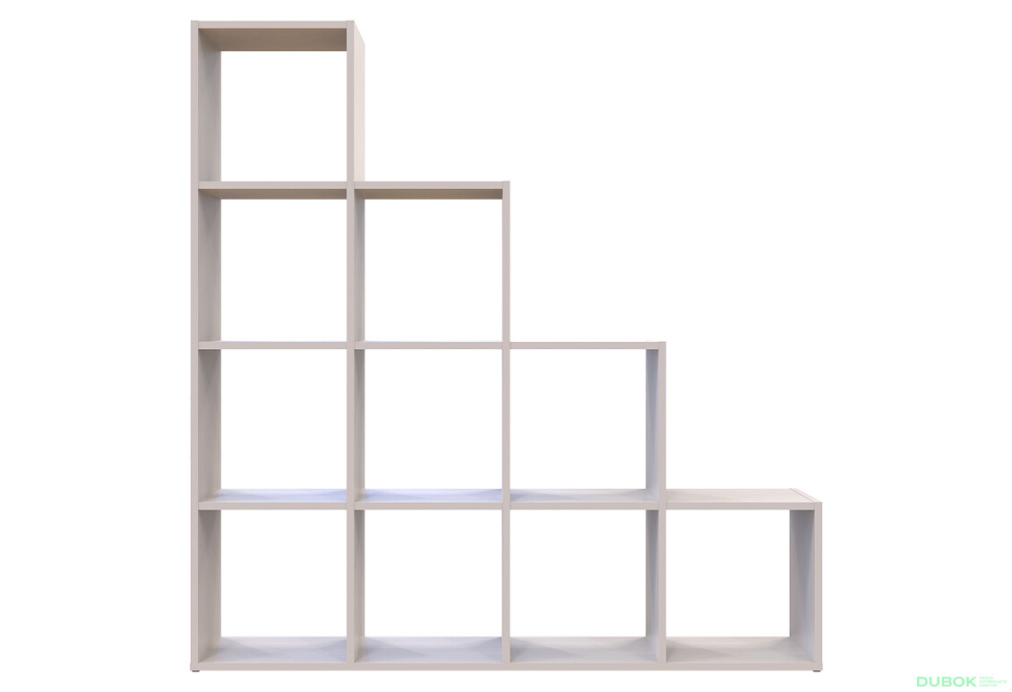 Fotografie 2 - Regál otevřený Step 4х4 136.2х28.8х140.7 kašmír