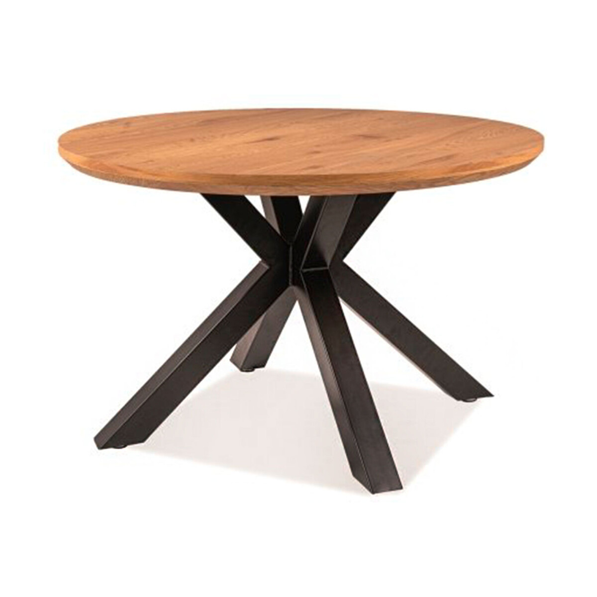 

Stůl Ritmo 120 MDF dub / kov černý matný