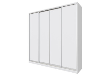 Skříň 4D 2400x600x2400, 4 DTD, bílá AL