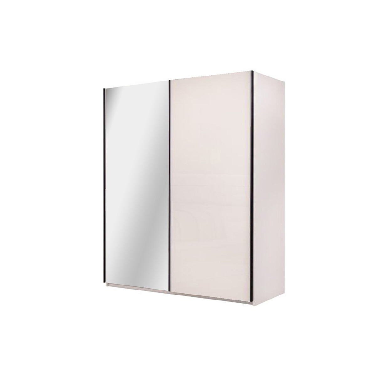 

Skříň s posuvnými dveřmi 2.0х2.4m (Dveře kašmírový lesk/Zrcadlo) Lori