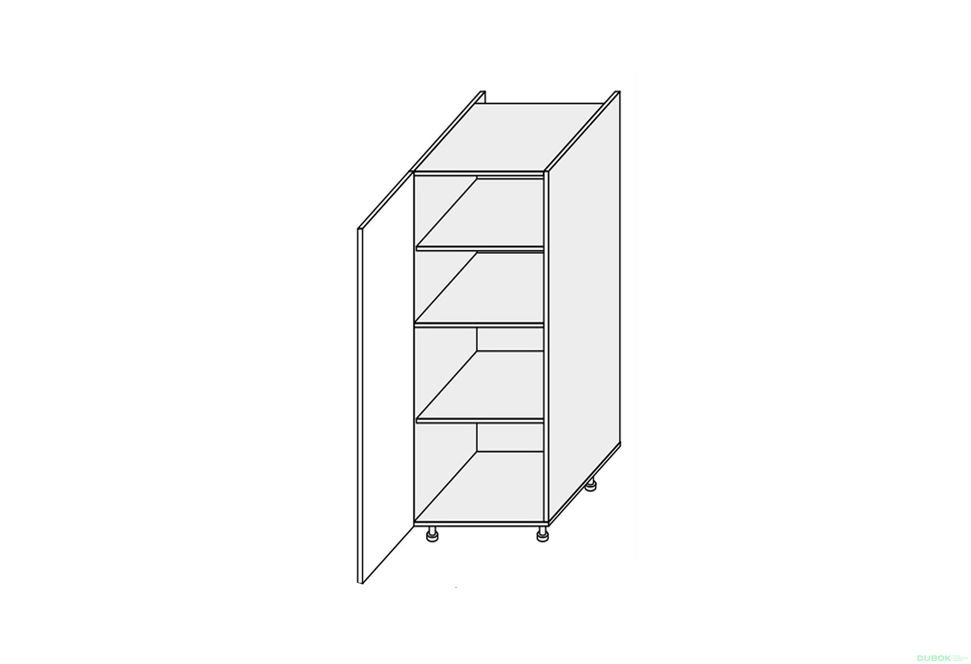 Skříňka 60P/1420 Mary - Fotografie 1 Fotografie 1 - Skříňka 60P/1420 Mary