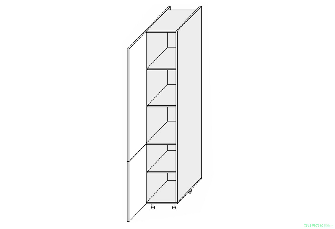 Skříňka 40P/2140 Pro Blum Mary - Fotografie 1 Fotografie 1 - Skříňka 40P/2140 Pro Blum Mary