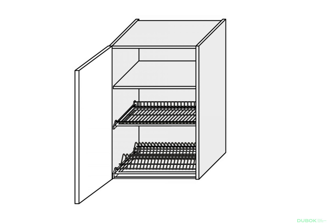 Horní 60VS/900 1dveřová sušička Mary - Fotografie 1 Fotografie 1 - Horní 60VS/900 1dveřová sušička Mary