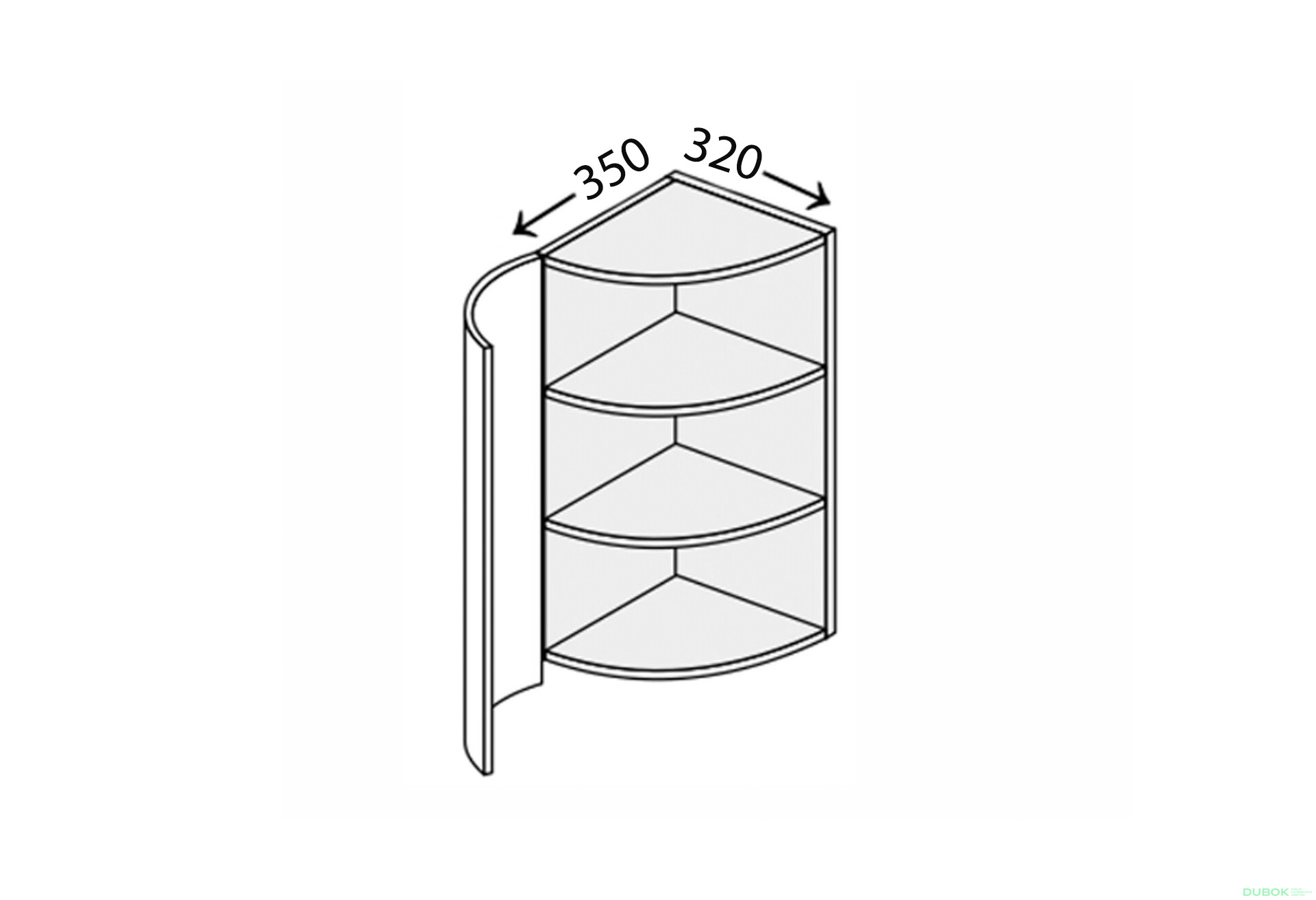 Vrchní 30VZR/720 zakončení radiální Pro Blum Mary - Fotografie 1 Fotografie 1 - Vrchní 30VZR/720 zakončení radiální Pro Blum Mary