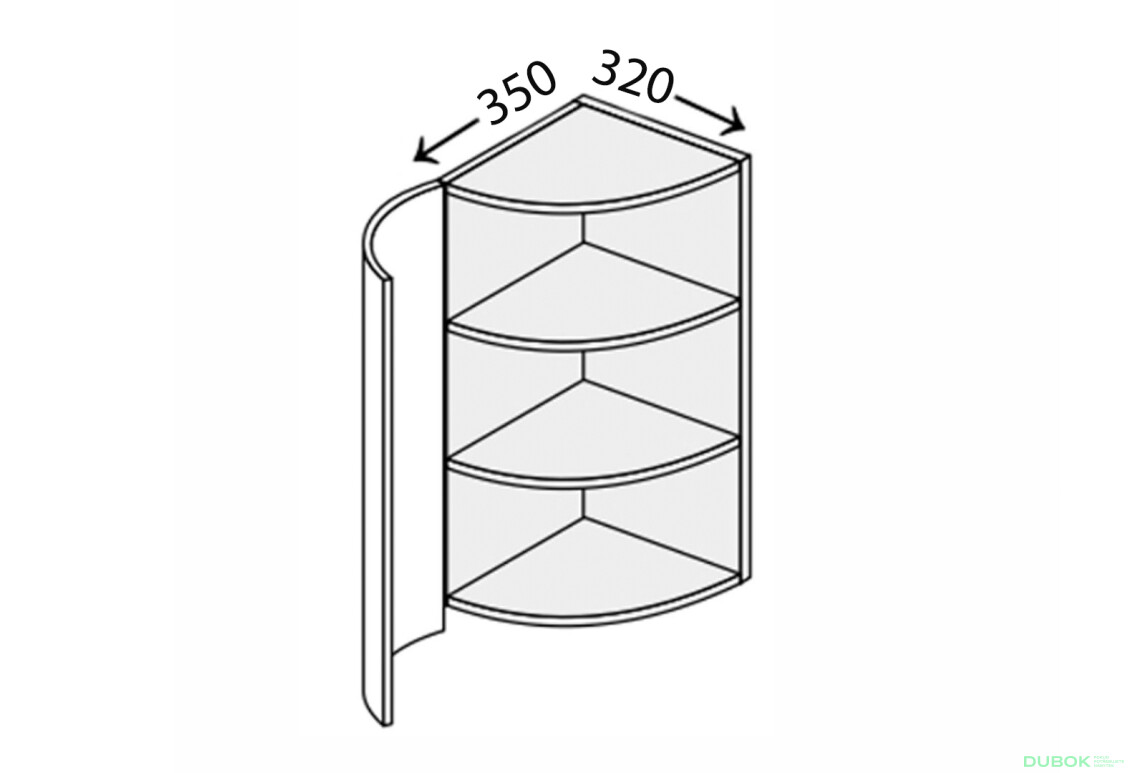 Vrchní 30VZR/720 zakončení radiální Pro Blum Mary - Fotografie 1 Fotografie 1 - Vrchní 30VZR/720 zakončení radiální Pro Blum Mary