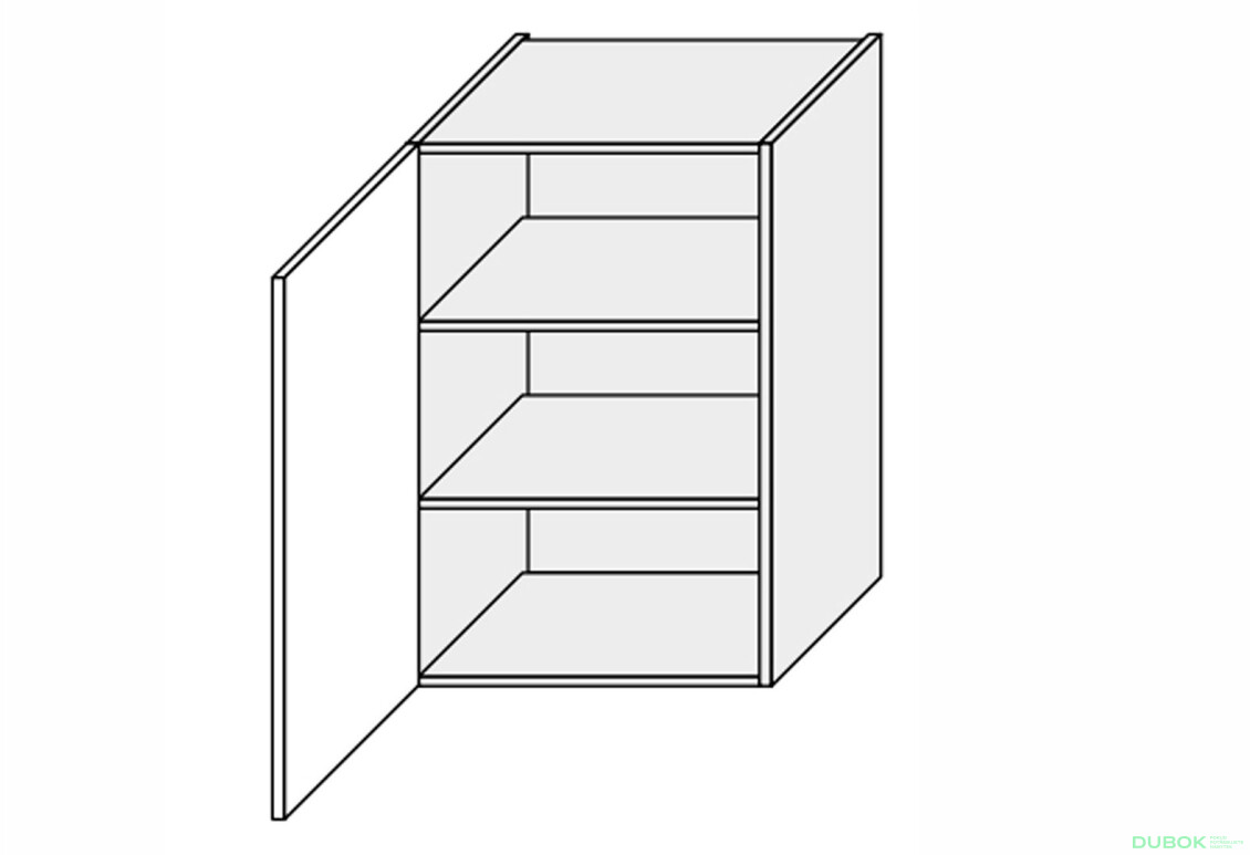Vrchní 60V/900 1dveře Pro Blum Mary - Fotografie 1 Fotografie 1 - Vrchní 60V/900 1dveře Pro Blum Mary