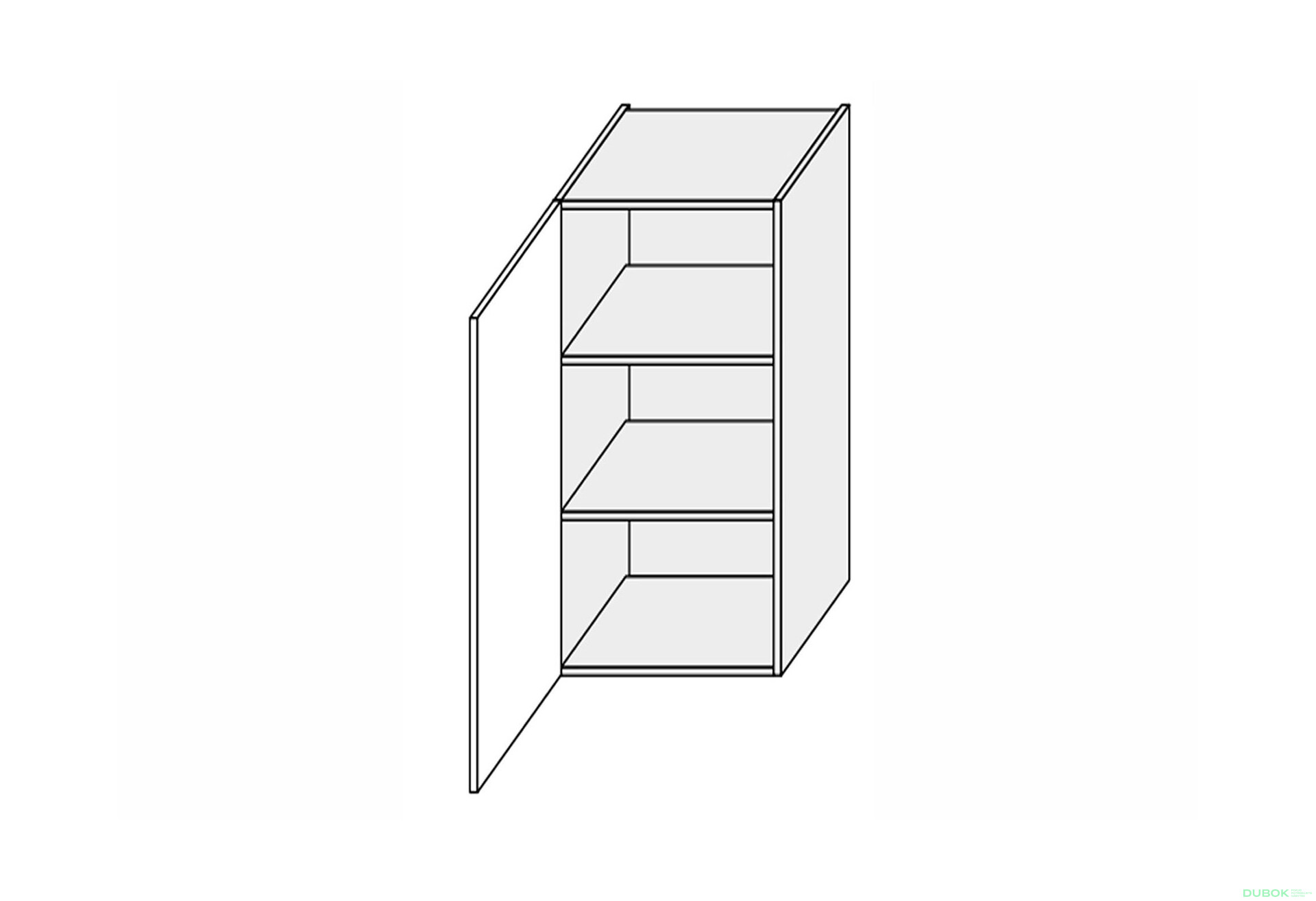 Vrchní 45V/900 1dveře Vintage - Fotografie 1 Fotografie 1 - Vrchní 45V/900 1dveře Vintage