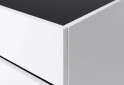 Fotografie 6 - Komoda 4šx bílý supermat, antracit Duo