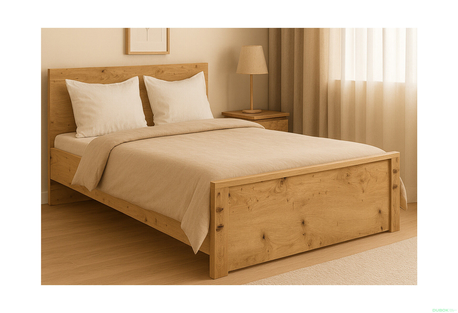 Fotografie 2 - Postel 120x200 dub artisan Ayson