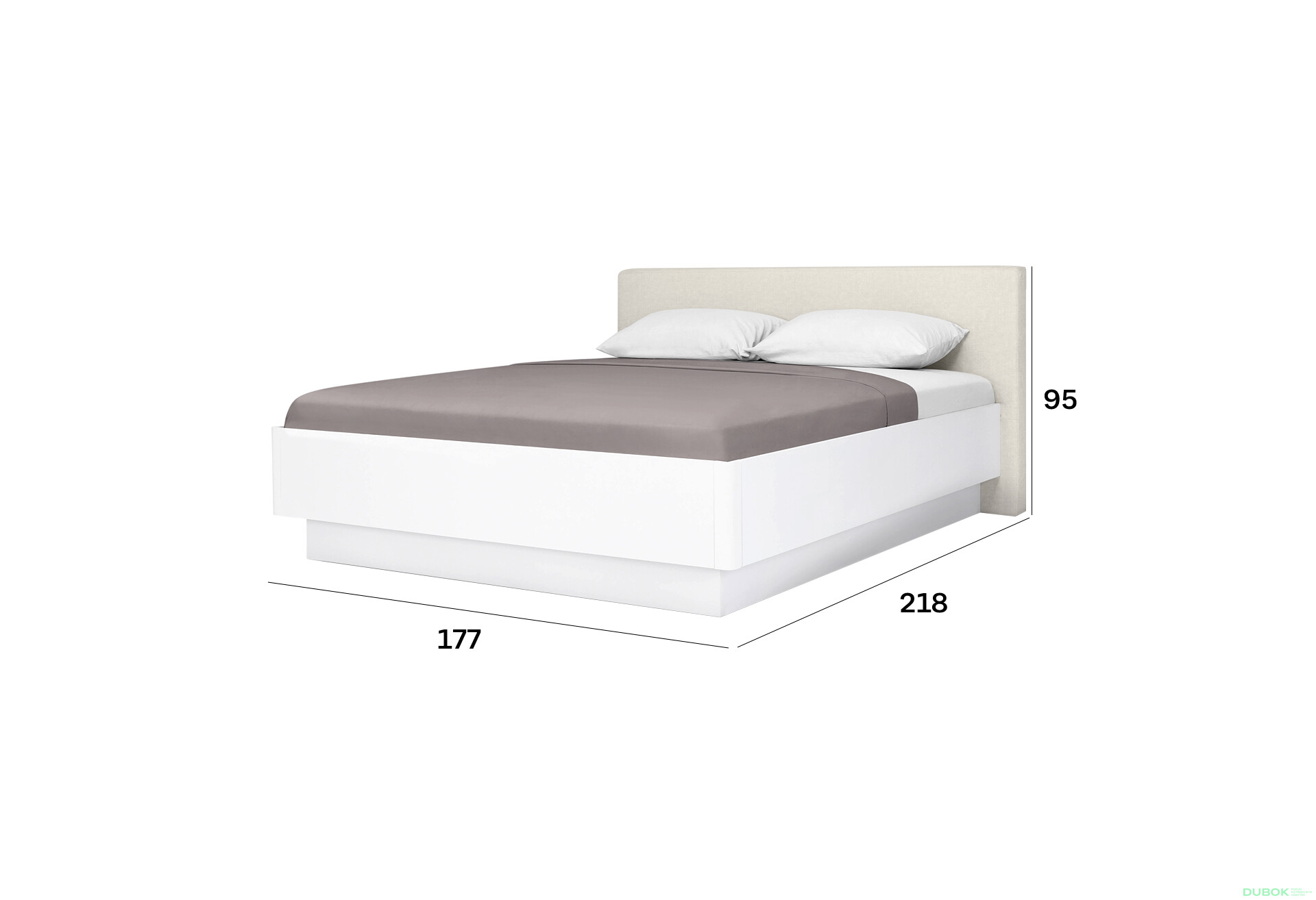 Fotografie 6 - Postel 160 výklopná s roštem, bílý lesk Mila