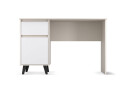 Fotografie 3 - Psací stůl BORG 1d1s/120 kašmír / bílý