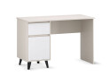 Psací stůl BORG 1d1s/120 kašmír / bílý - Fotografie 5 Fotografie 5 - Psací stůl BORG 1d1s/120 kašmír / bílý