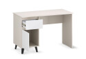 Psací stůl BORG 1d1s/120 kašmír / bílý - Fotografie 6 Fotografie 6 - Psací stůl BORG 1d1s/120 kašmír / bílý