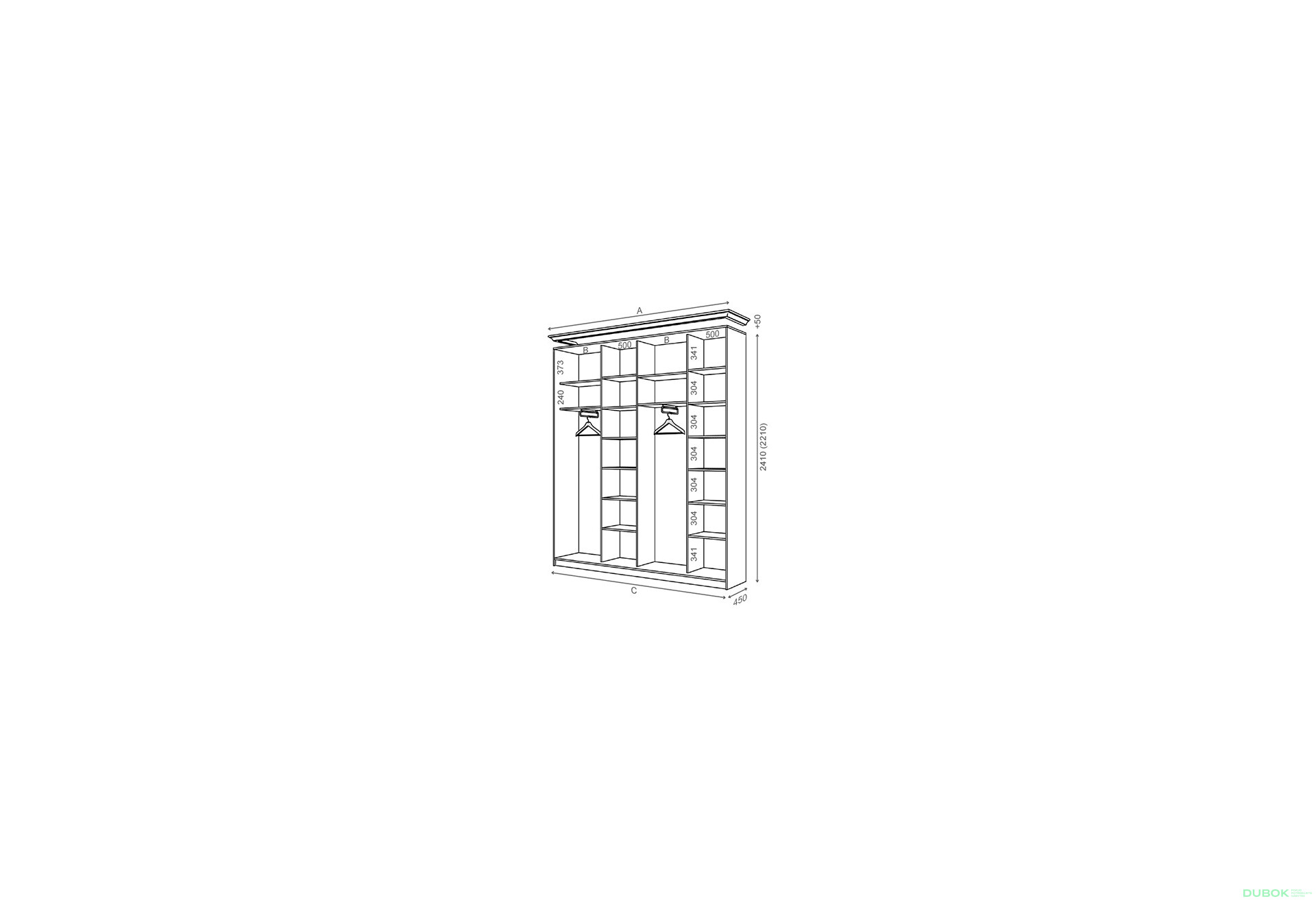 Fotografie 1 - Korpus 2700x450 Rim-Veneziano 4D 2,7 m