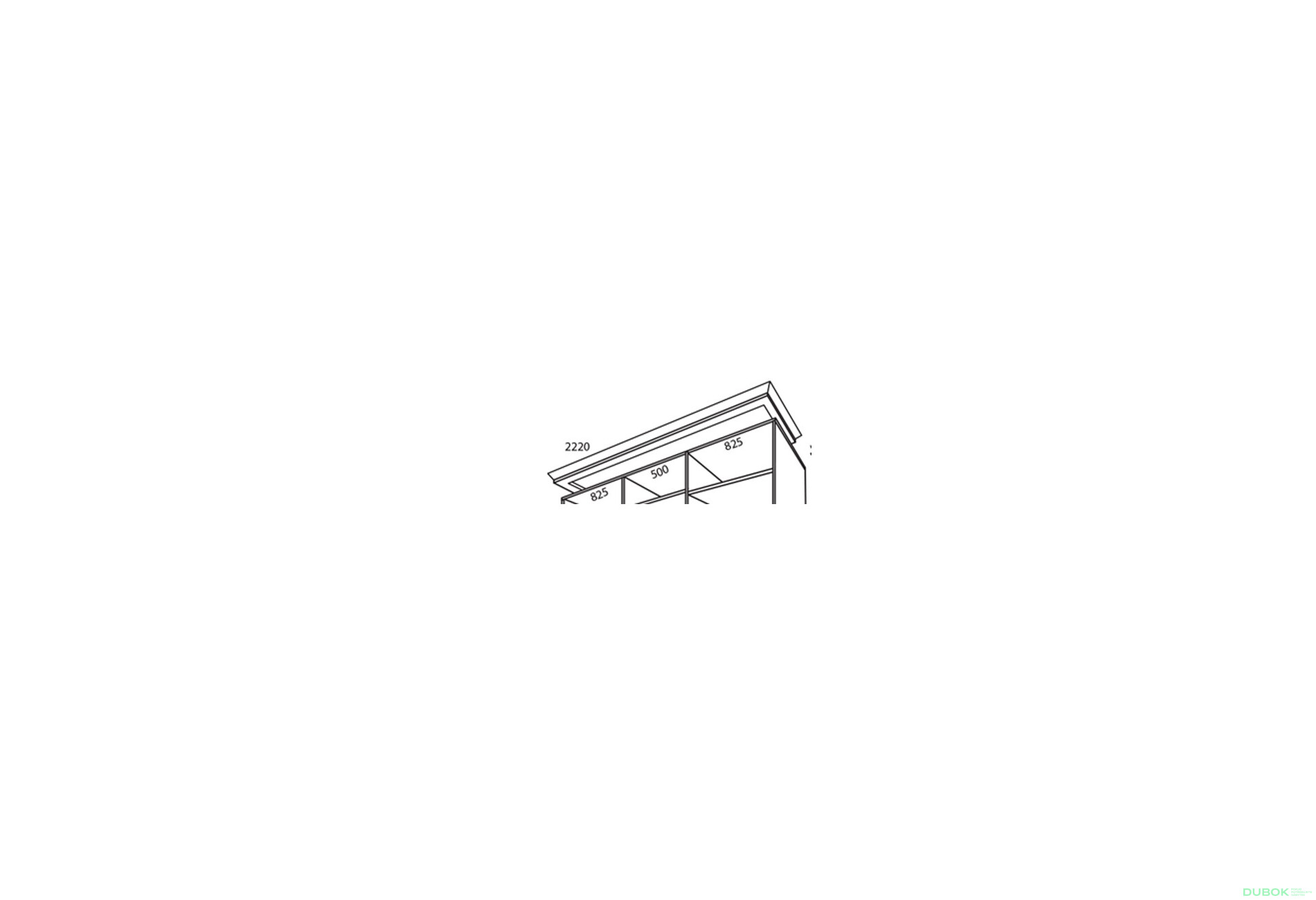 Fotografie 1 - Římsa 2220 (hloubka 450) Rim-Veneziano 3D 2,2 m