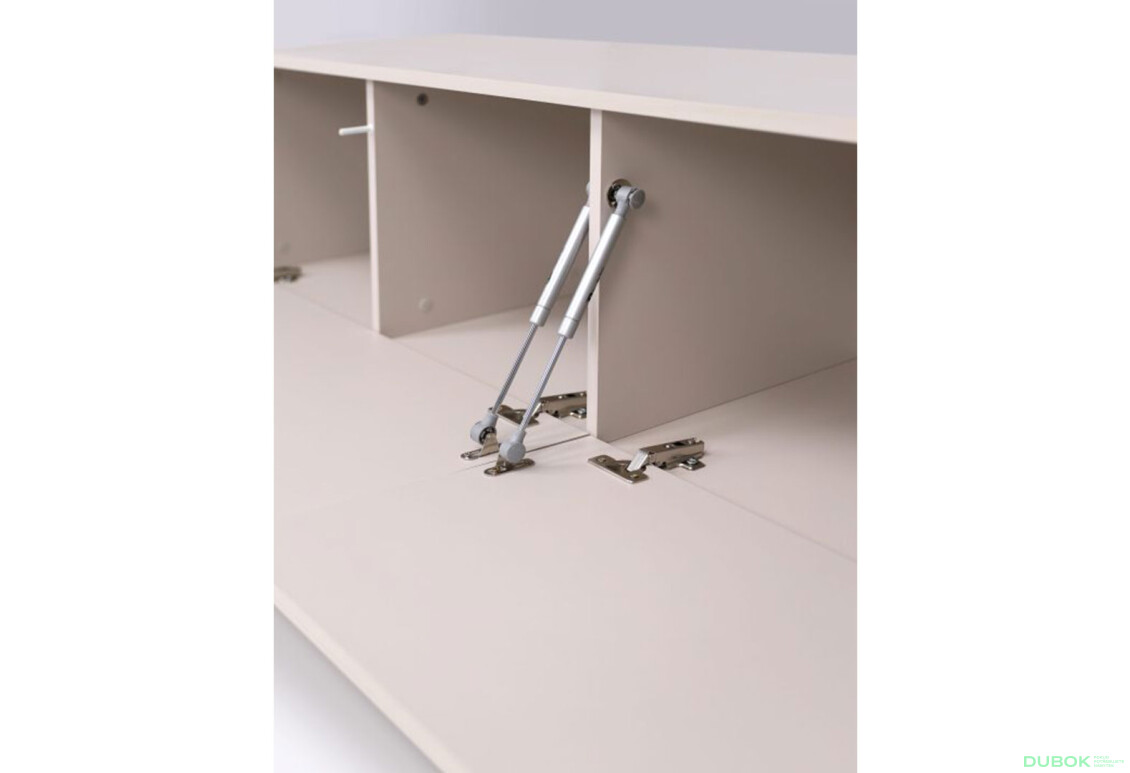 Fotografie 6 - TV stolek 1,75 kašmírový lesk Legs Box