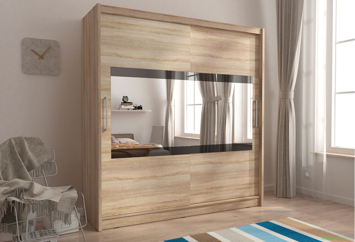 Fotografie 3 - Skříň Maja IV 180 dub sonoma