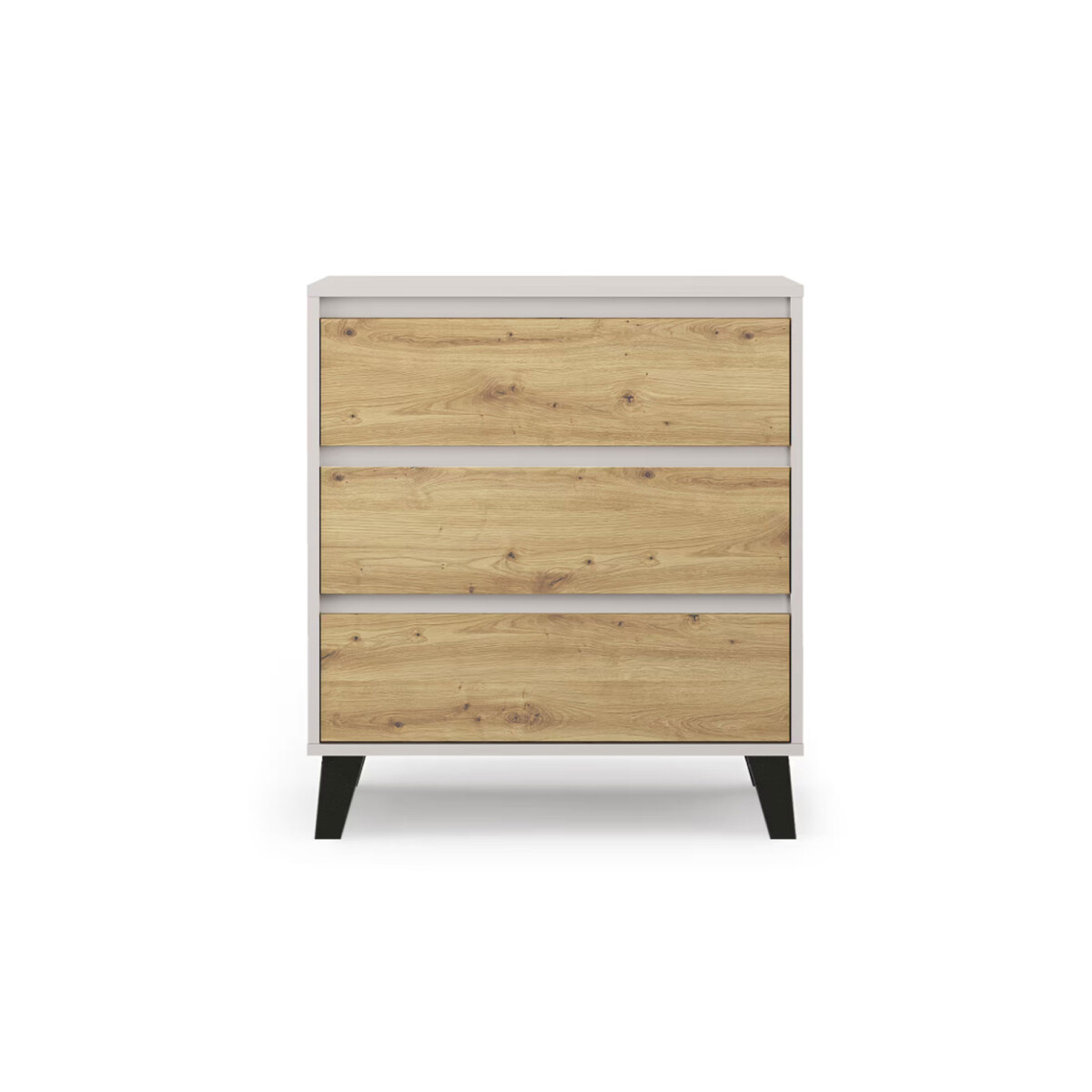 

Komoda Borg 3s/70 kašmír / dub artisan