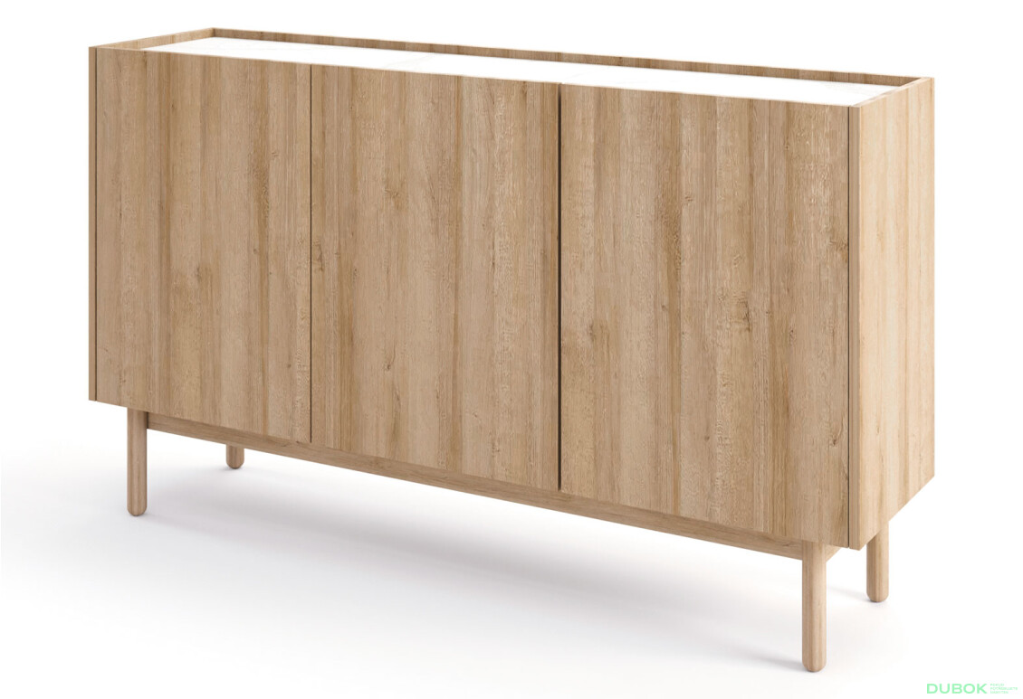 Komoda K144/83 riviéra / mramor bianco Boho
