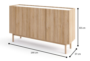 Komoda K144/83 riviéra / mramor bianco Boho
