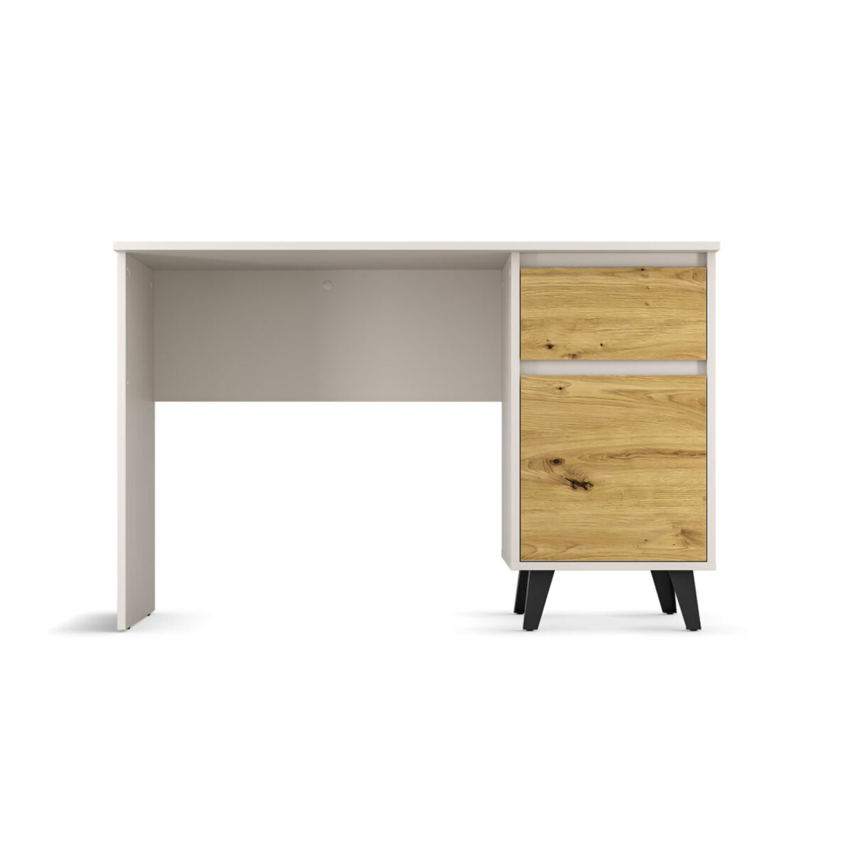 Psací stůl BORG 1d1s/120 kašmír / dub artisan (obrázek 3)