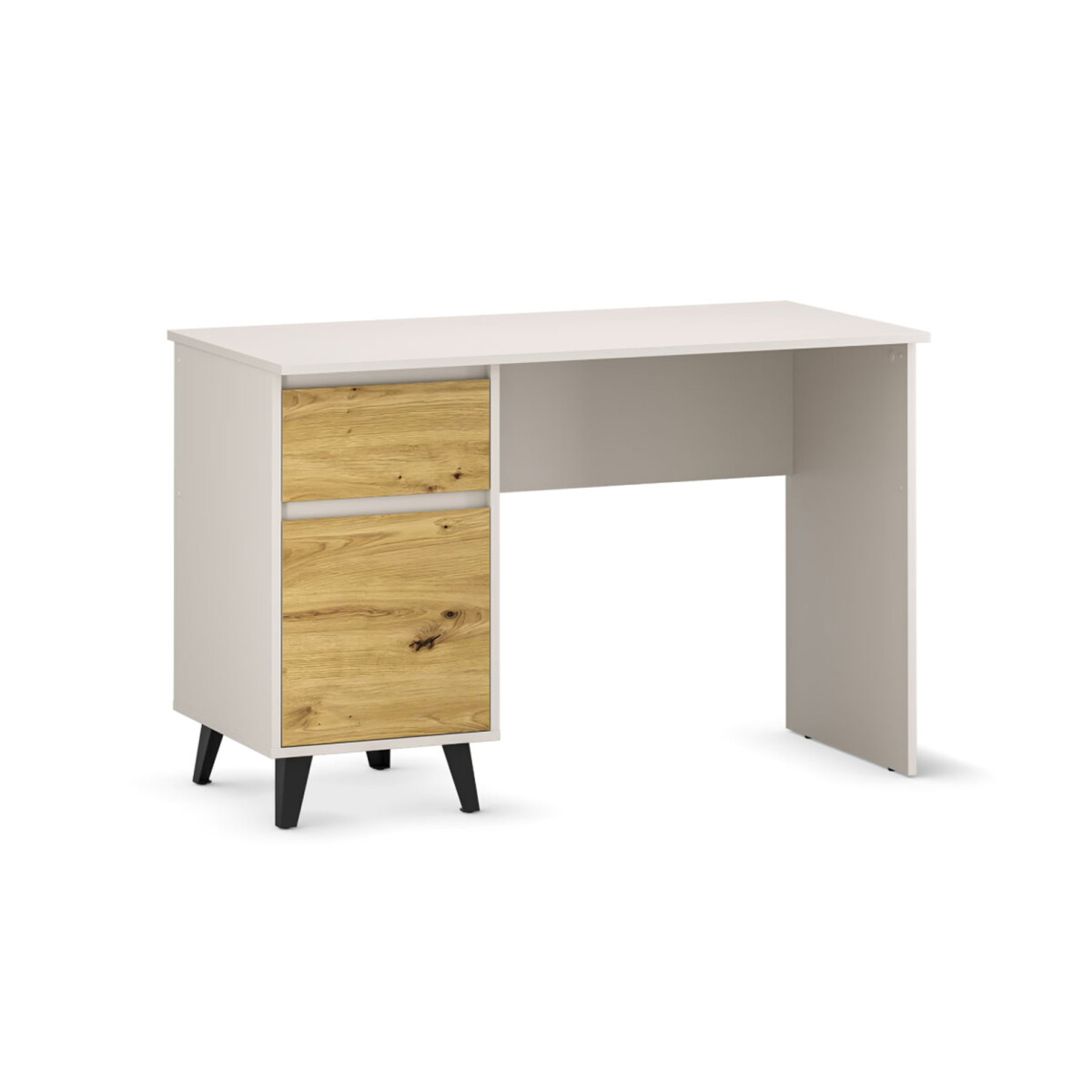 

Psací stůl BORG 1d1s/120 kašmír / dub artisan