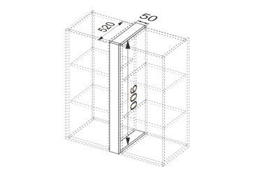 Vrchol 5VP/900 pilastr Fotografie Vrchol 5VP/900 pilastr