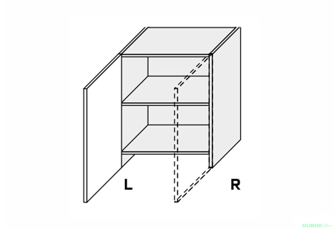 Vrchní 60W/680 1dveřová digestoř teleskopická levá Vintage - Fotografie 1 Fotografie 1 - Vrchní 60W/680 1dveřová digestoř teleskopická levá Vintage