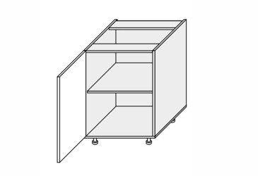 Spodní skříňka 50N/820 1dveře Pro Blum