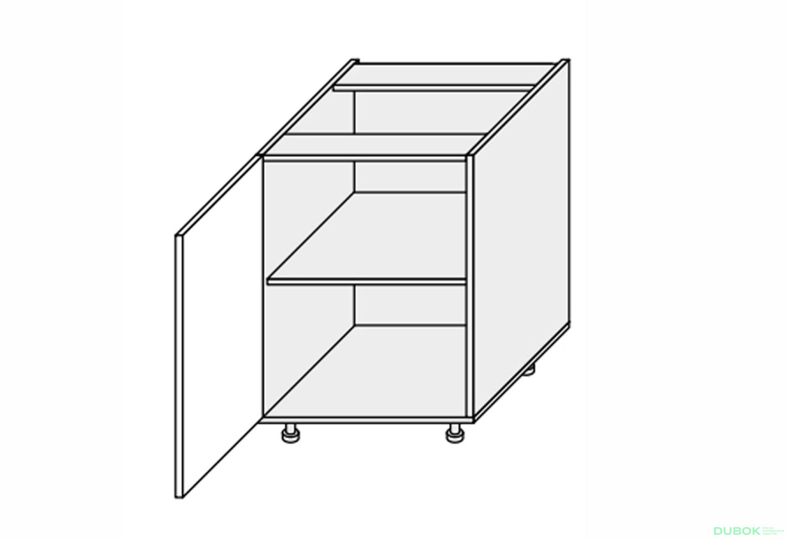 Spodní skříňka 50N/820 1dveře Pro Blum Vintage - Fotografie 1 Fotografie 1 - Spodní skříňka 50N/820 1dveře Pro Blum Vintage