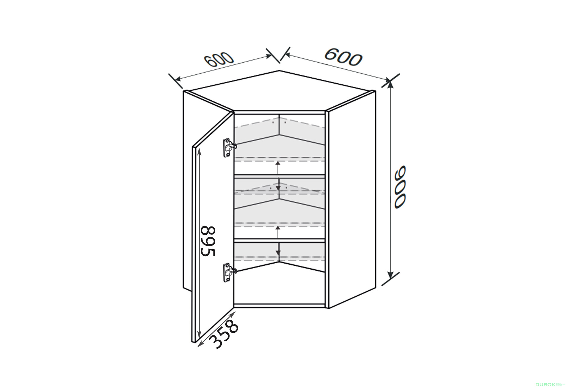 Vrchní roh V 45°/900 (600x600) 1dv Leo - Fotografie 2 Fotografie 2 - Vrchní roh V 45°/900 (600x600) 1dv Leo