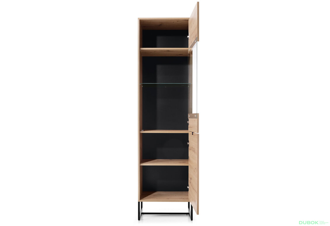 Fotografie 3 - Vitrína AWT53 dub artisan Amber