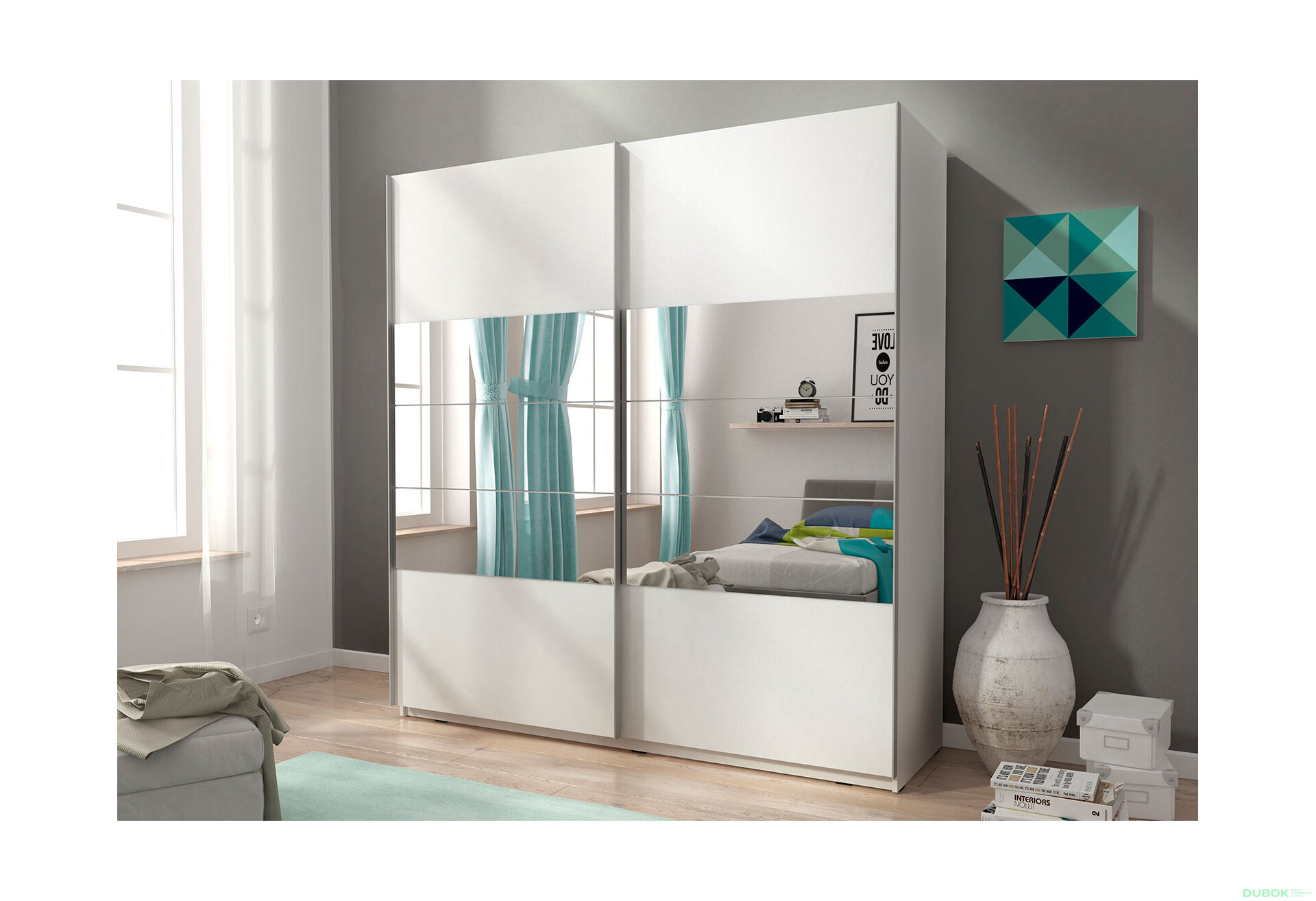 Fotografie 3 - Skříň Mika I 200 bílý