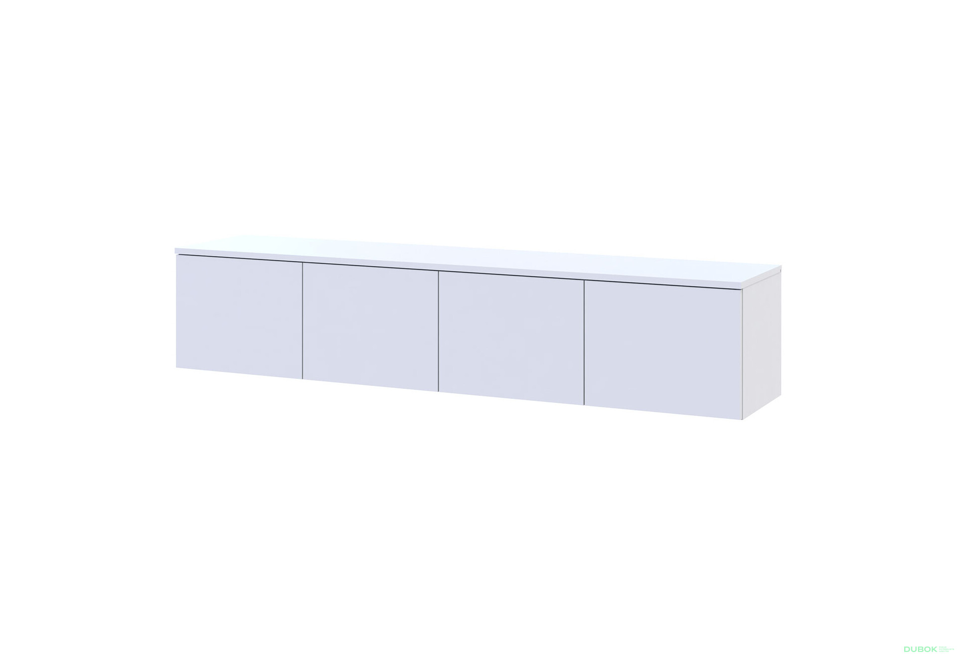 Fotografie 1 - TV stolek Levía bílý 4dv 160x35x33