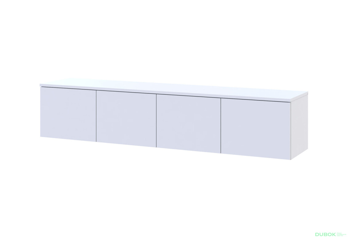 TV stolek Levía bílý 4dv 160x35x33