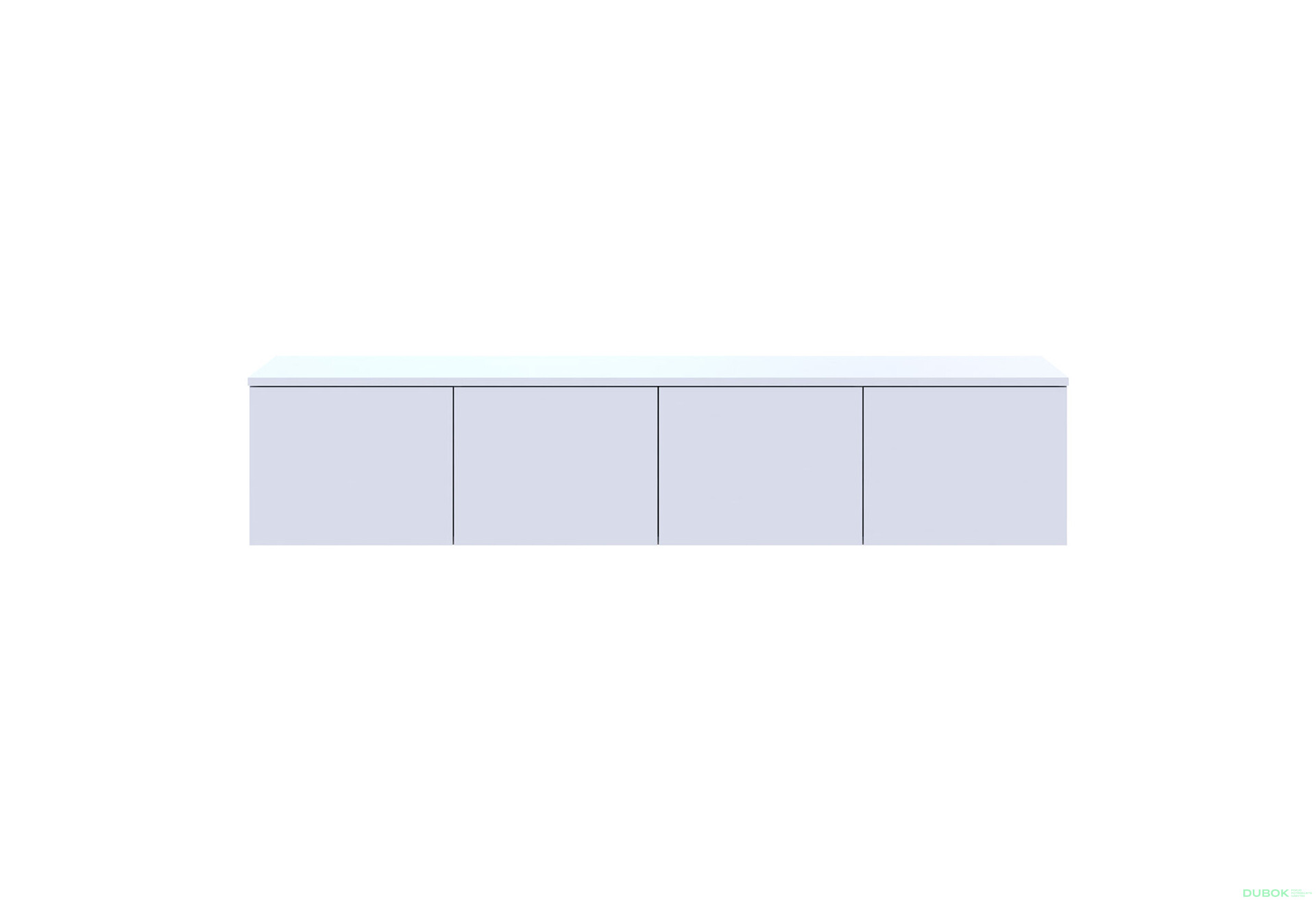 TV stolek Levía bílý 4dv 160x35x33 - Fotografie 3 Fotografie 3 - TV stolek Levía bílý 4dv 160x35x33
