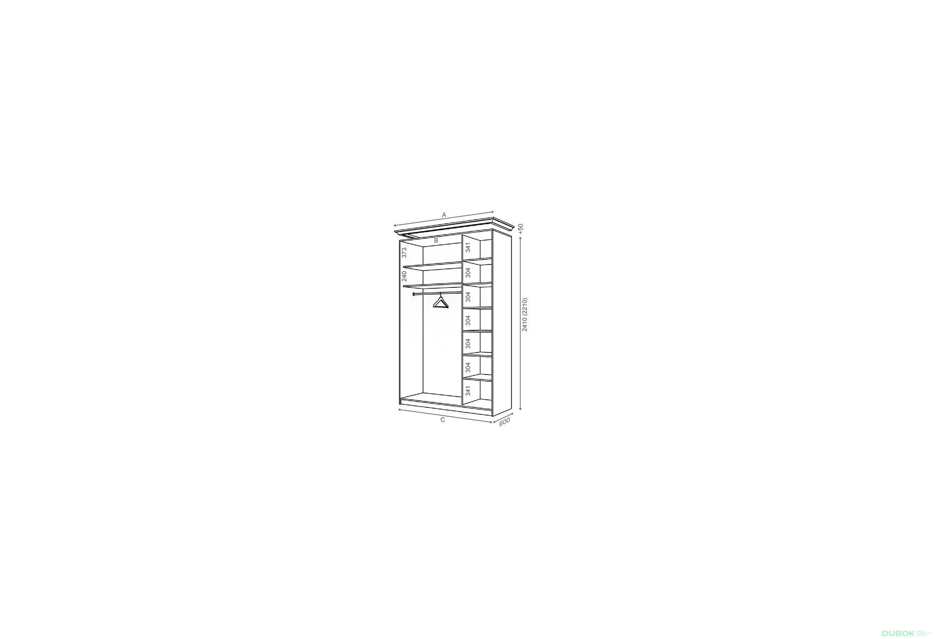 Korpus 1700x600 Rim-Veneziano 2D 1,7 m - Fotografie 2 Fotografie 2 - Korpus 1700x600 Rim-Veneziano 2D 1,7 m