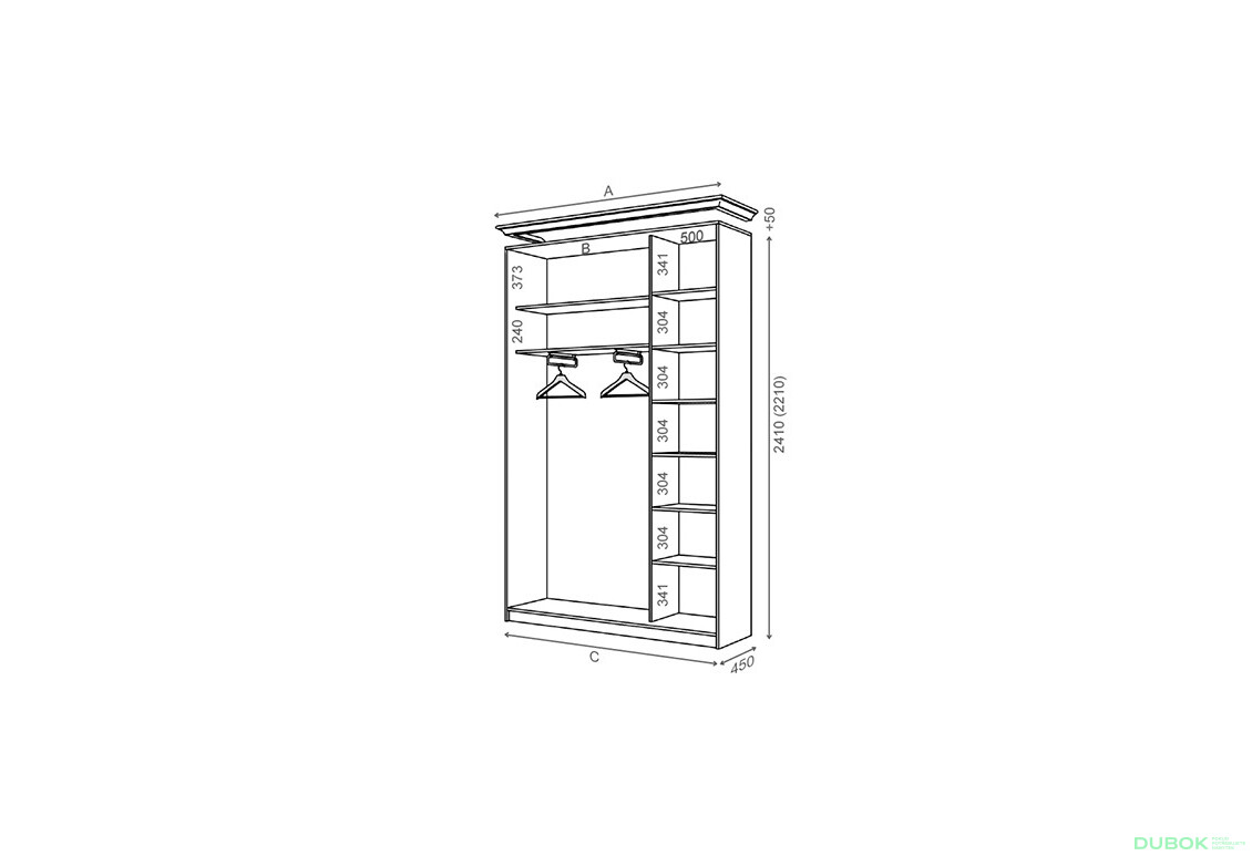 Korpus 1700x450 Rim-Veneziano 2D 1,7 m - Fotografie 2 Fotografie 2 - Korpus 1700x450 Rim-Veneziano 2D 1,7 m