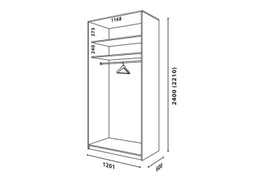 Korpus 1200x600 UNY Rim-Veneziano 2D 1,2 m