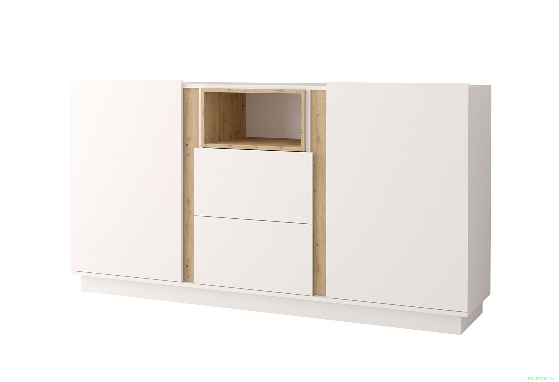 Fotografie 1 - Komoda 180 Grey bílá, artisan / bílá Idczak meble