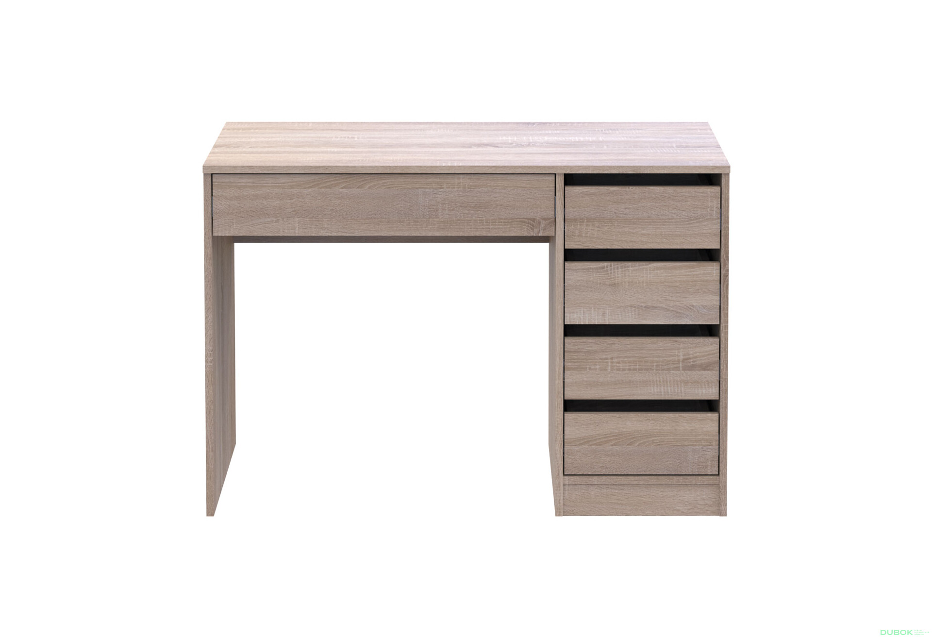 Fotografie 3 - Psací stůl s pravou montáží Profi 110 cm dub sonoma