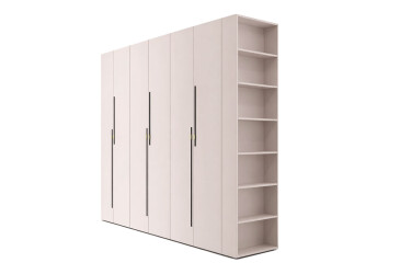 Skříň 6D 240 cm kašmír Space