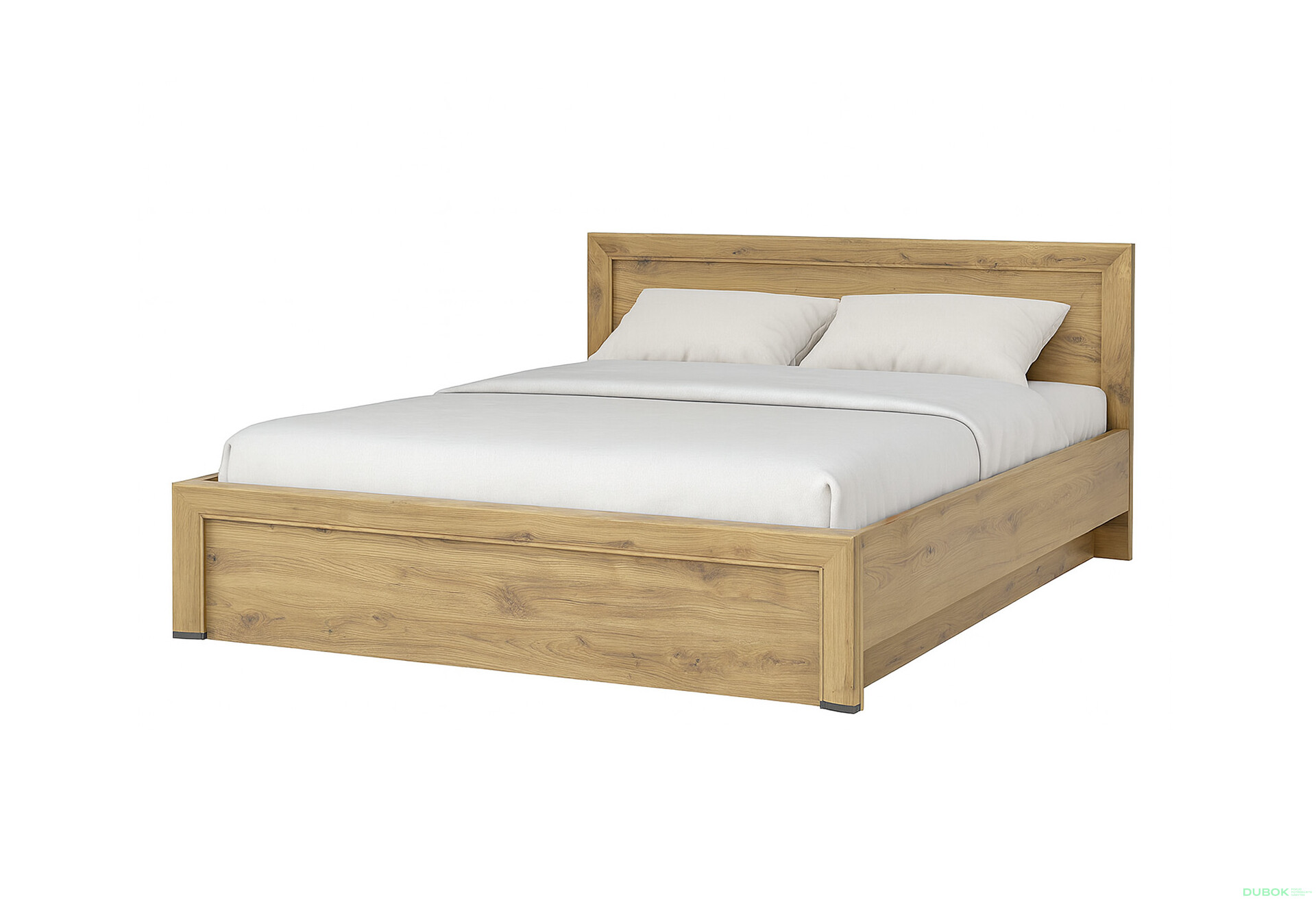 Fotografie 1 - Postel 140x200 s roštem, úložným prostorem Sapori dub navarra