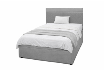 Postel Fro Pik 120x200 s roštem, úložným prostorem Mono 246, šedá