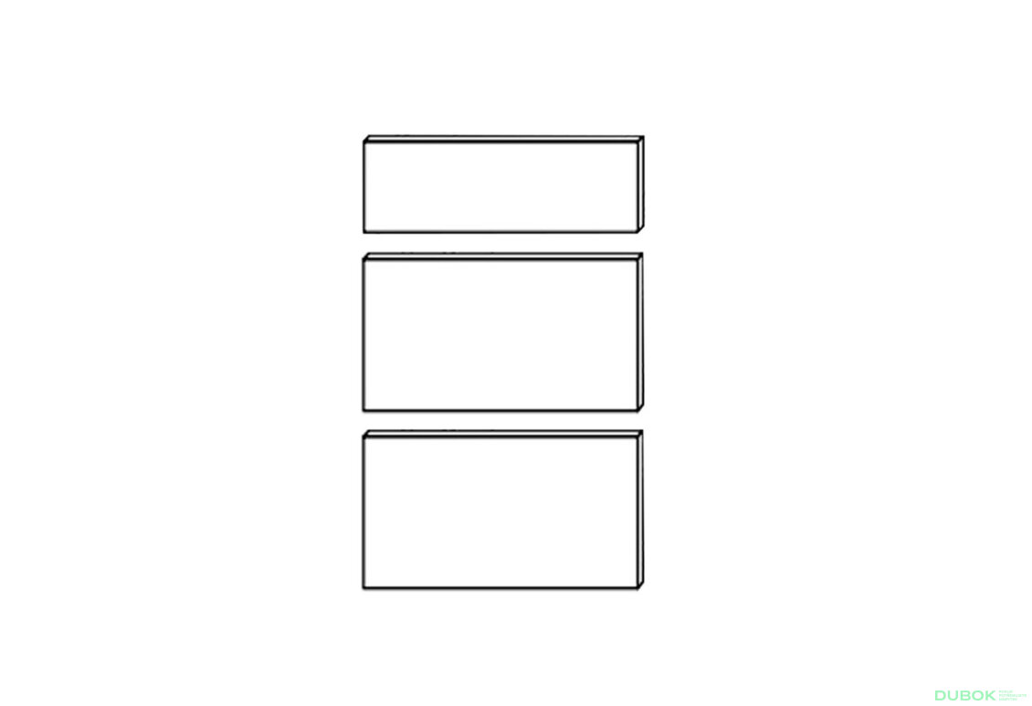 Fasáda 50N 3šx Telescop 720mm Vintage Pro Hettich