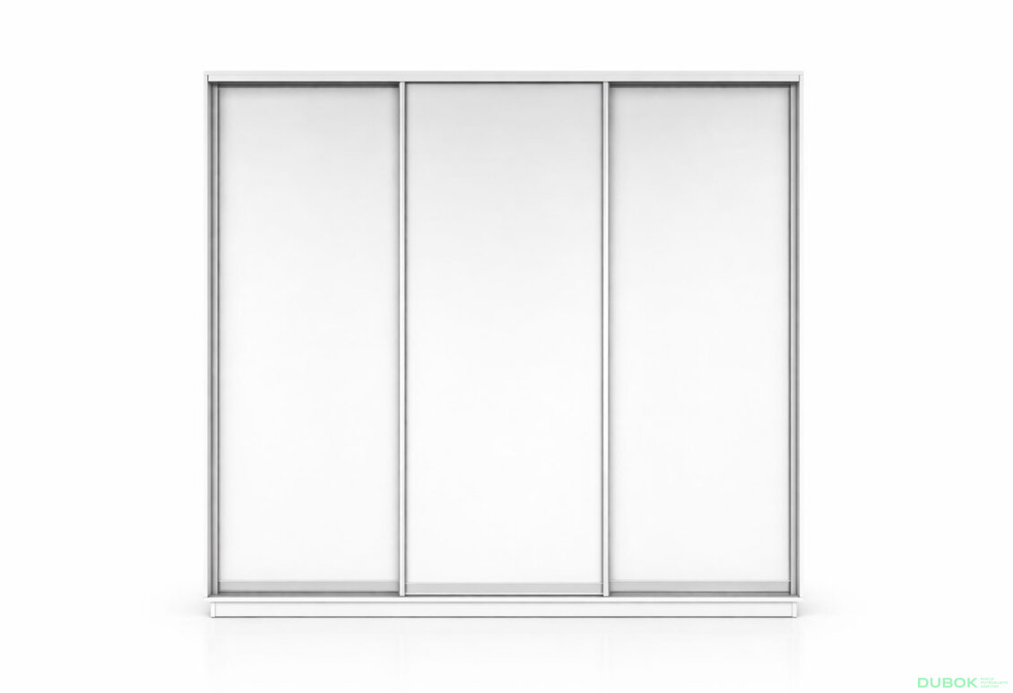 Fotografie 3 - Skříň s posuvnými dveřmi 2200x2500x600 3LTD nymphaea alba, profil stříbrný