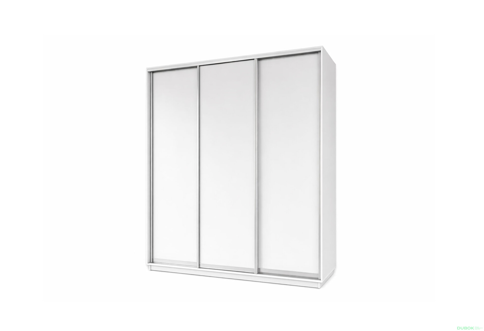 Fotografie 1 - Skříň s posuvnými dveřmi 2200x2500x600 3LTD nymphaea alba, profil stříbrný