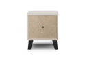 Fotografie 6 - Noční stolek Borg 1s kašmír / dub artisan